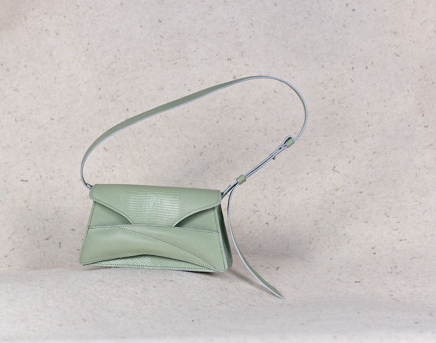 Mini Balance Bag Táska - Lime Green / Vegetable Tanned Vachetta Green / Melon Green