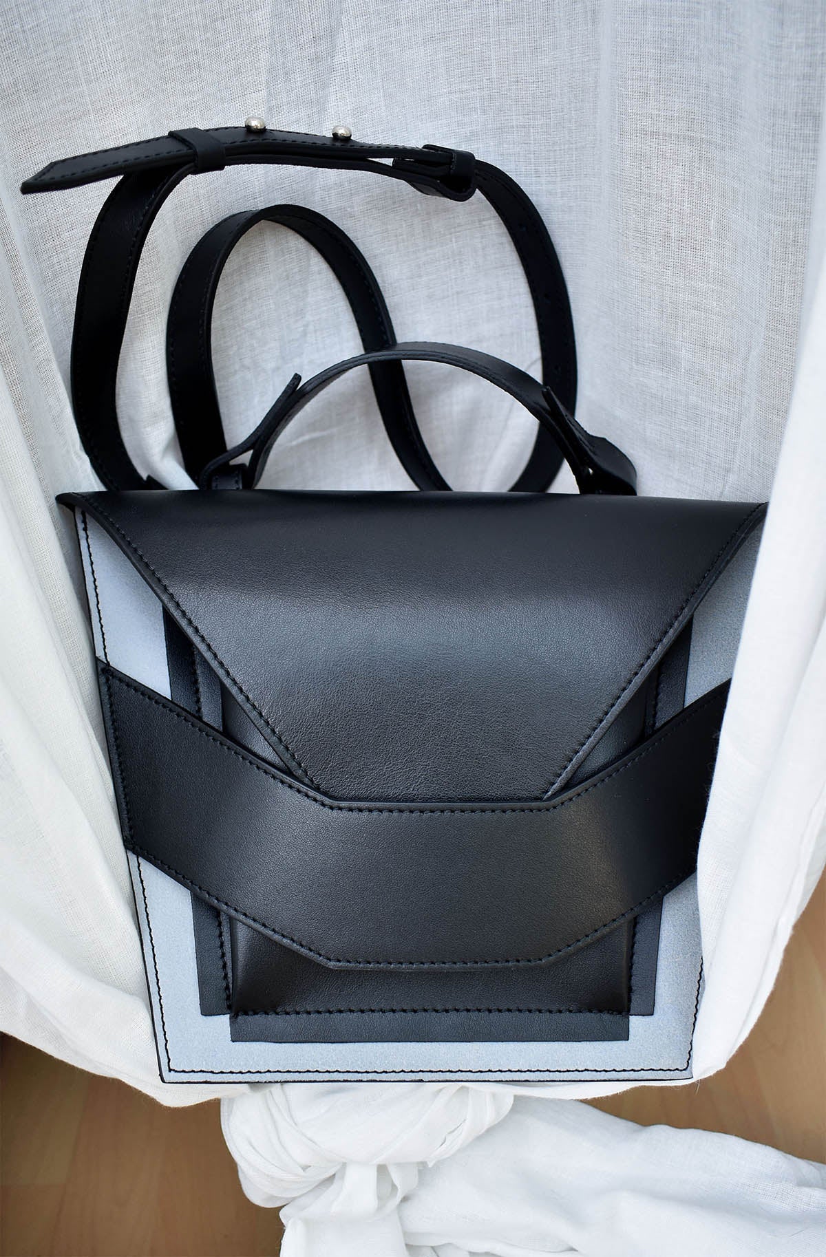 Layered Black Sky Bag - Archive Signature
