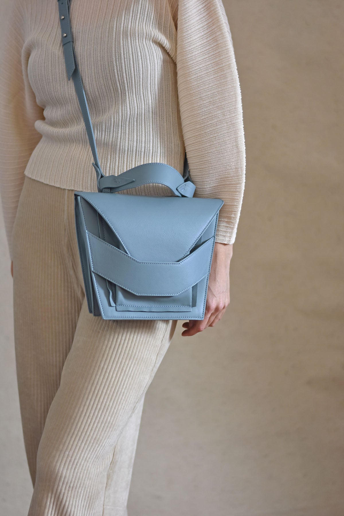 Layered Bag Misty Blue LINDASIETO