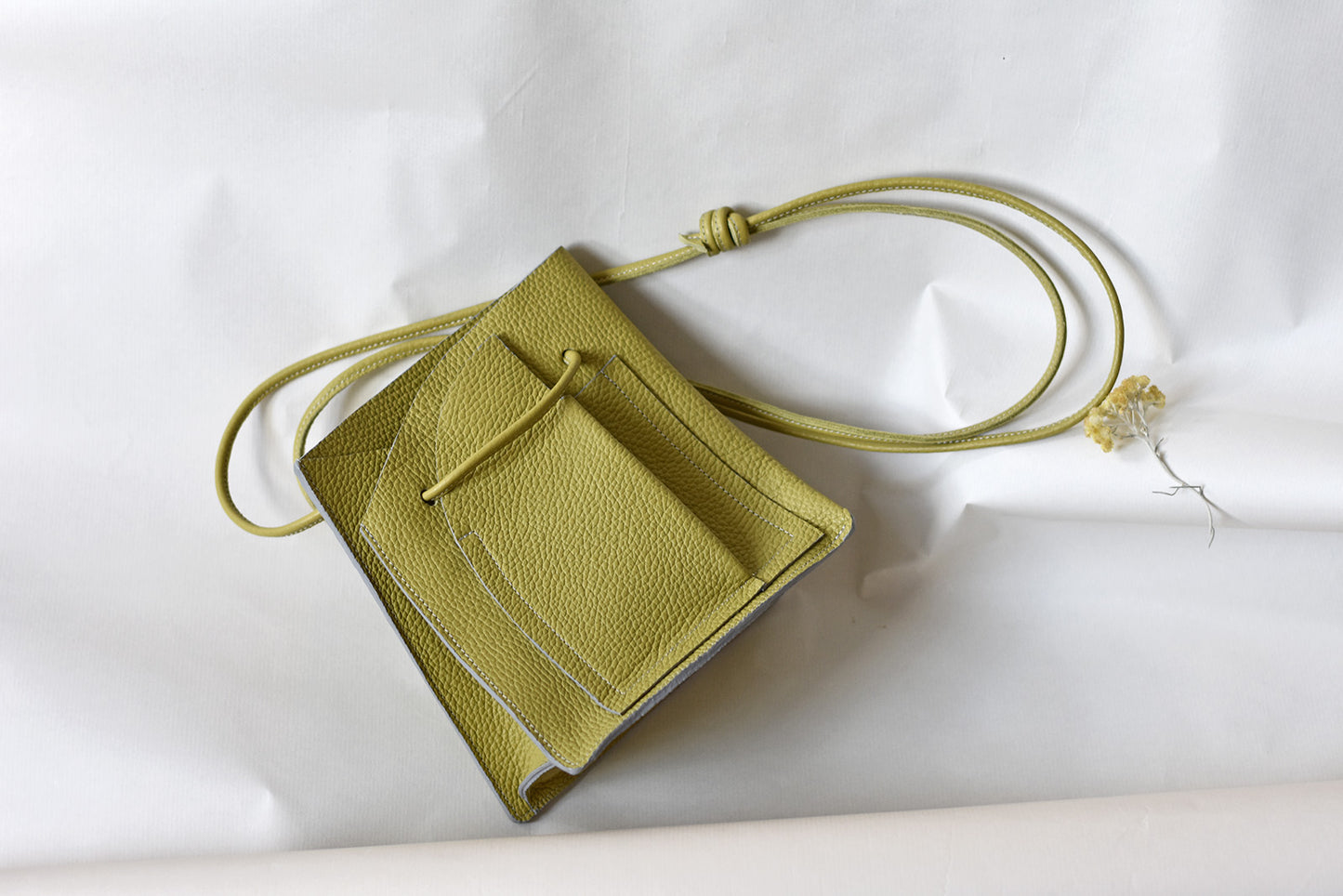 Mini Close Bag - Lime Green