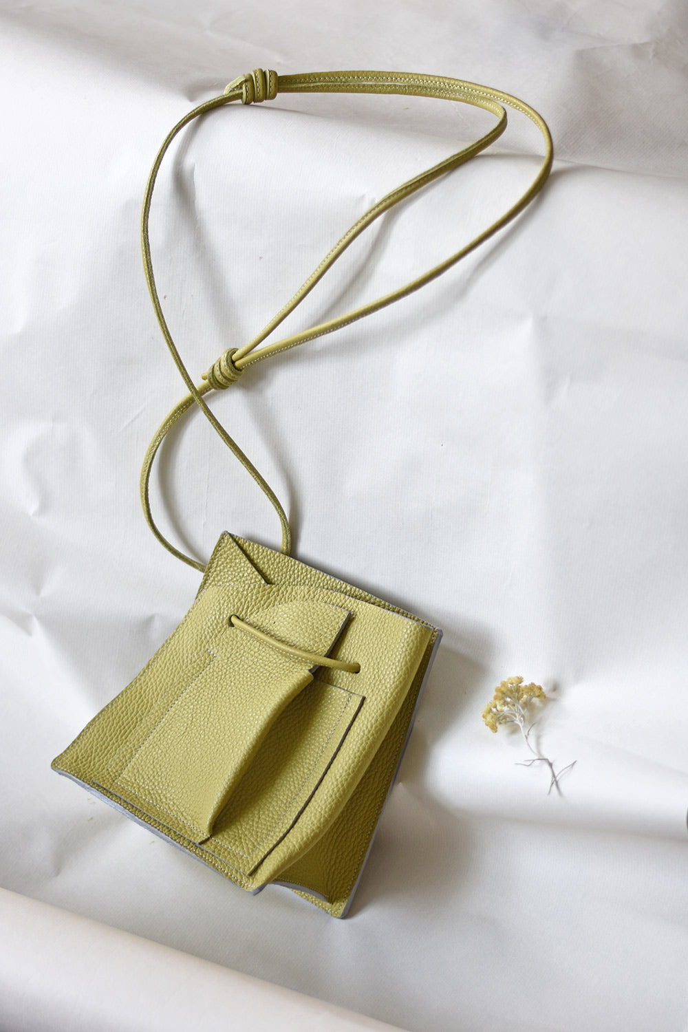 Mini Close Bag - Lime Green