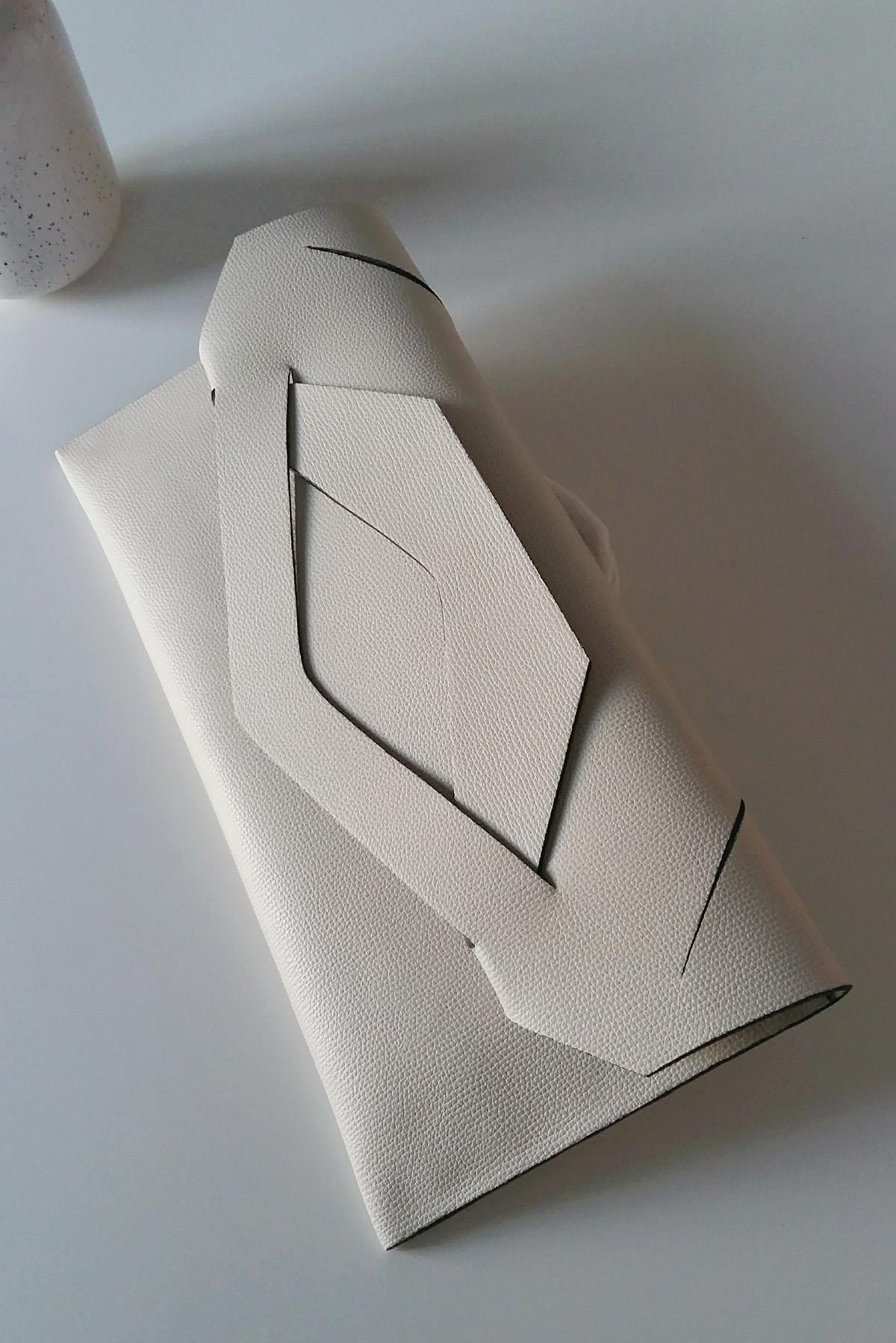 Handmade clutch bag handcrafted from genuine Italian leather, or vegan custom colors, neutral, light taupe handbag, crossbody purse with unique wrist strap by Hungarian, Budapest based designer. Neutrális, taupe választható színű bőr designer borítéktáska, táska, válltáska magyar táskatervező márka.