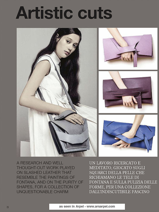 magyar designer bőr különleges női alkalmi esküvői clutch táska kollekció lindasieto sculptural leather clutch bags with strap