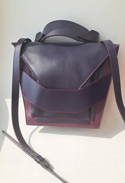 Layered Bag - Dark Violet - Sample