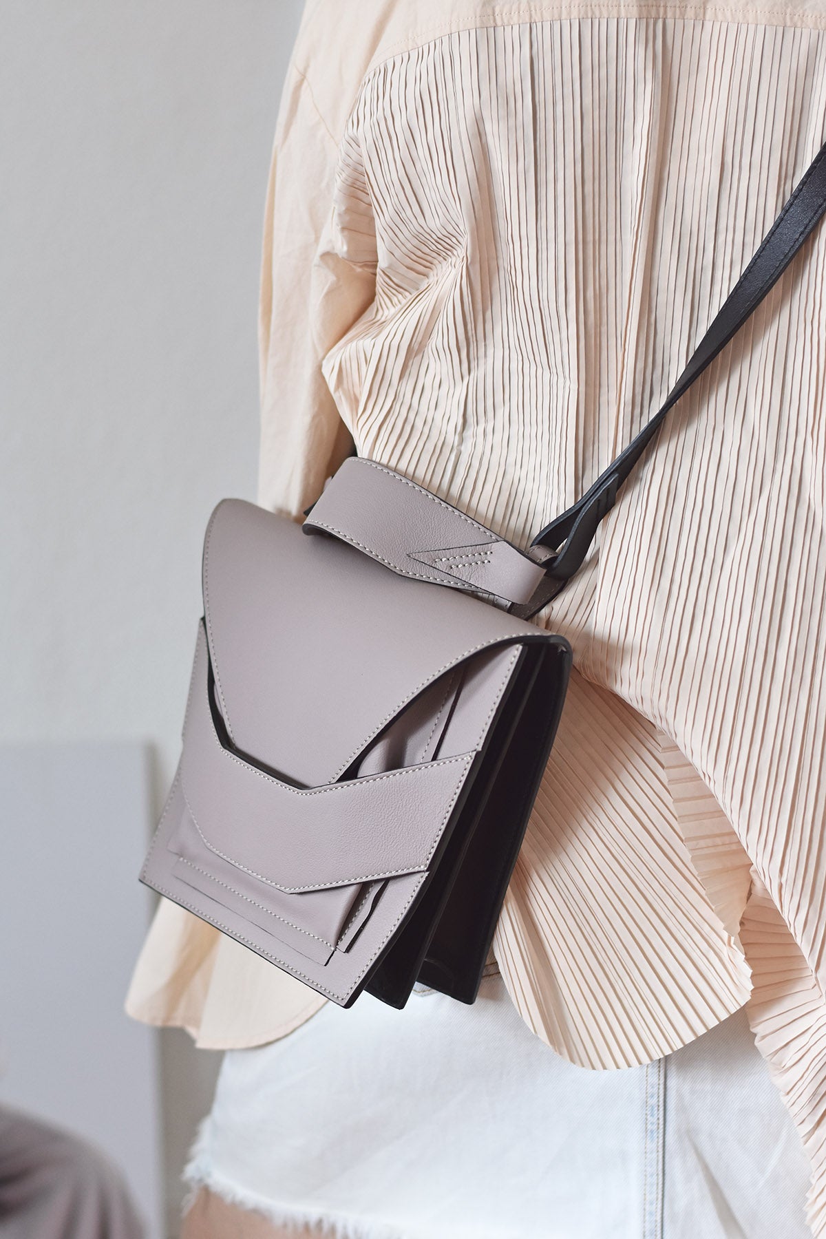 Layered Bag - Light Taupe