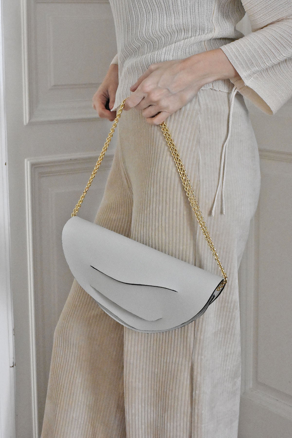 Dune Chain Bag - Off White - Mini / Standard