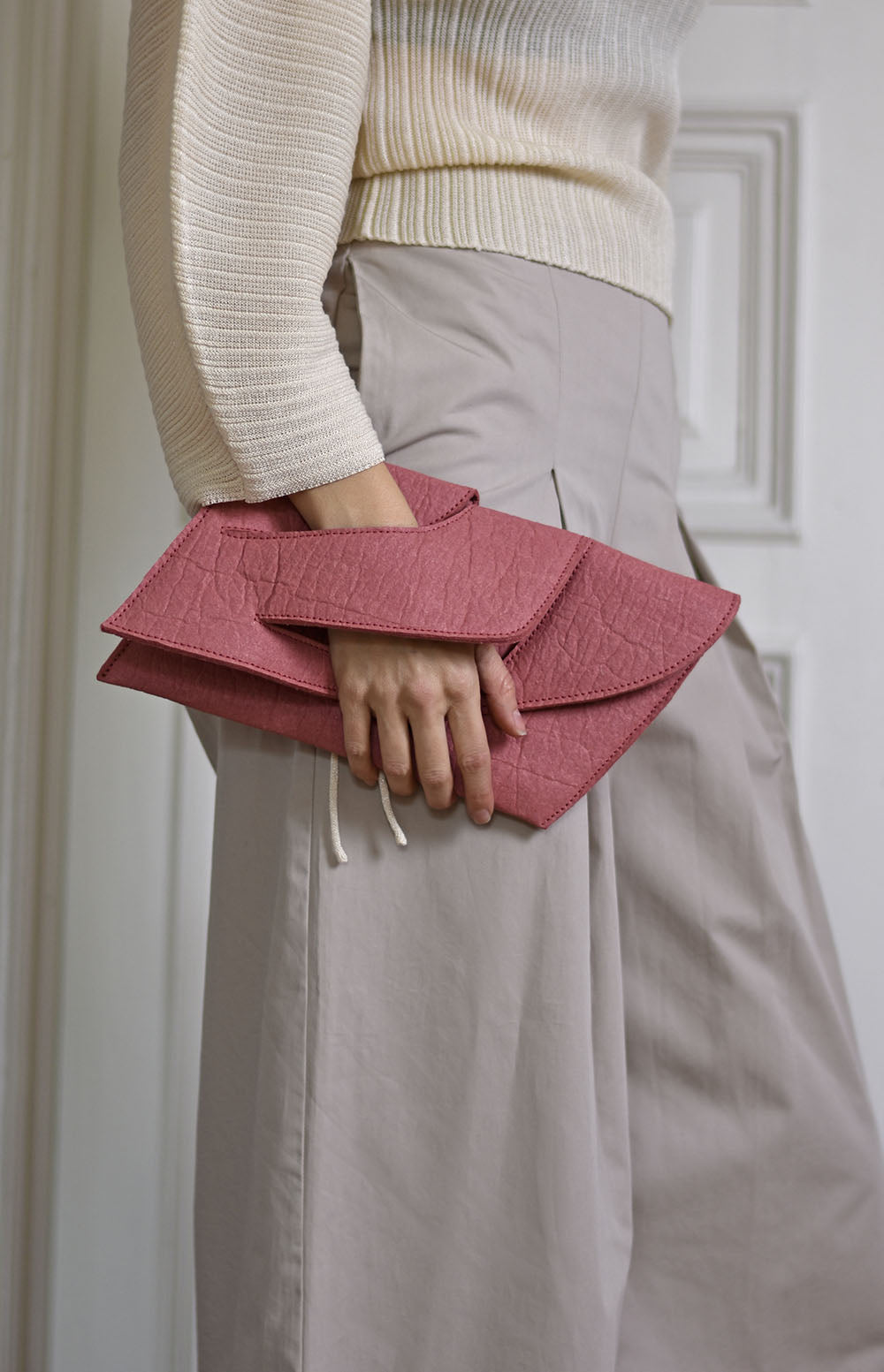 Dusty rose outlet clutch