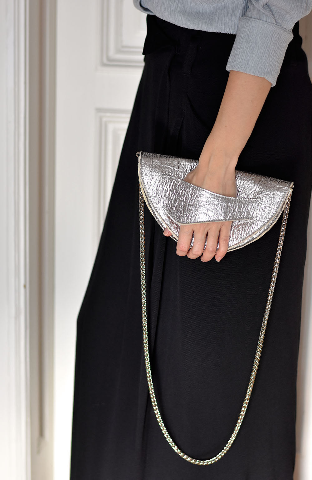 Buy Dune London Silver Metalic Endearing Heart Shaped Clutch Bag from Next  Germany