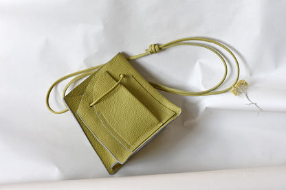 Mini Close Bag -  Lime Green