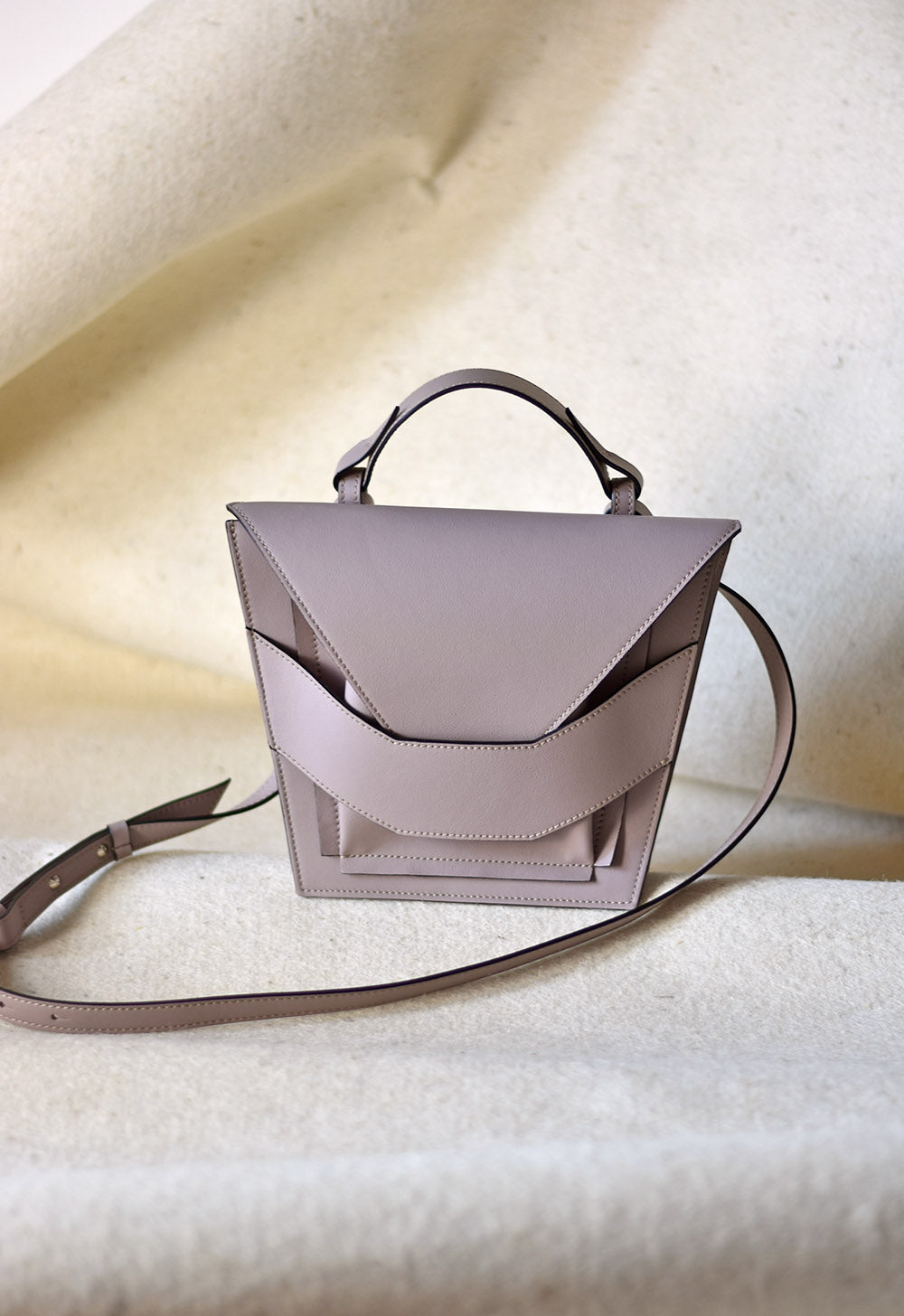 Layered Bag - Taupe Lilac