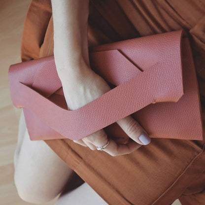 Horizontal Slashed Clutch - Size + Colour Options